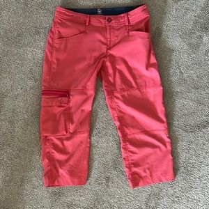 Title Nine - pink/orange capris size 8